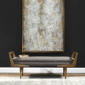 UTTERMOST WAYLON MID-CENTURY MODERN BENCH - Benches, Ottoman, Stools