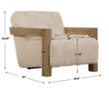 UTTERMOST JACKSON SHEEPSKIN ACCENT CHAIR - Lounge