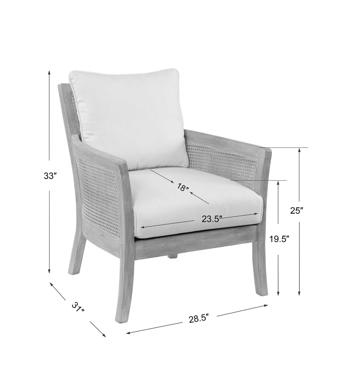 UTTERMOST ENCORE ARMCHAIR - Lounge