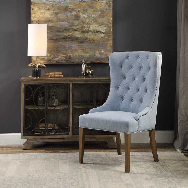 UTTERMOST RIONI TUFTED WING CHAIR - Lounge