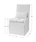 UTTERMOST COLEY ARMLESS CHAIR - Lounge
