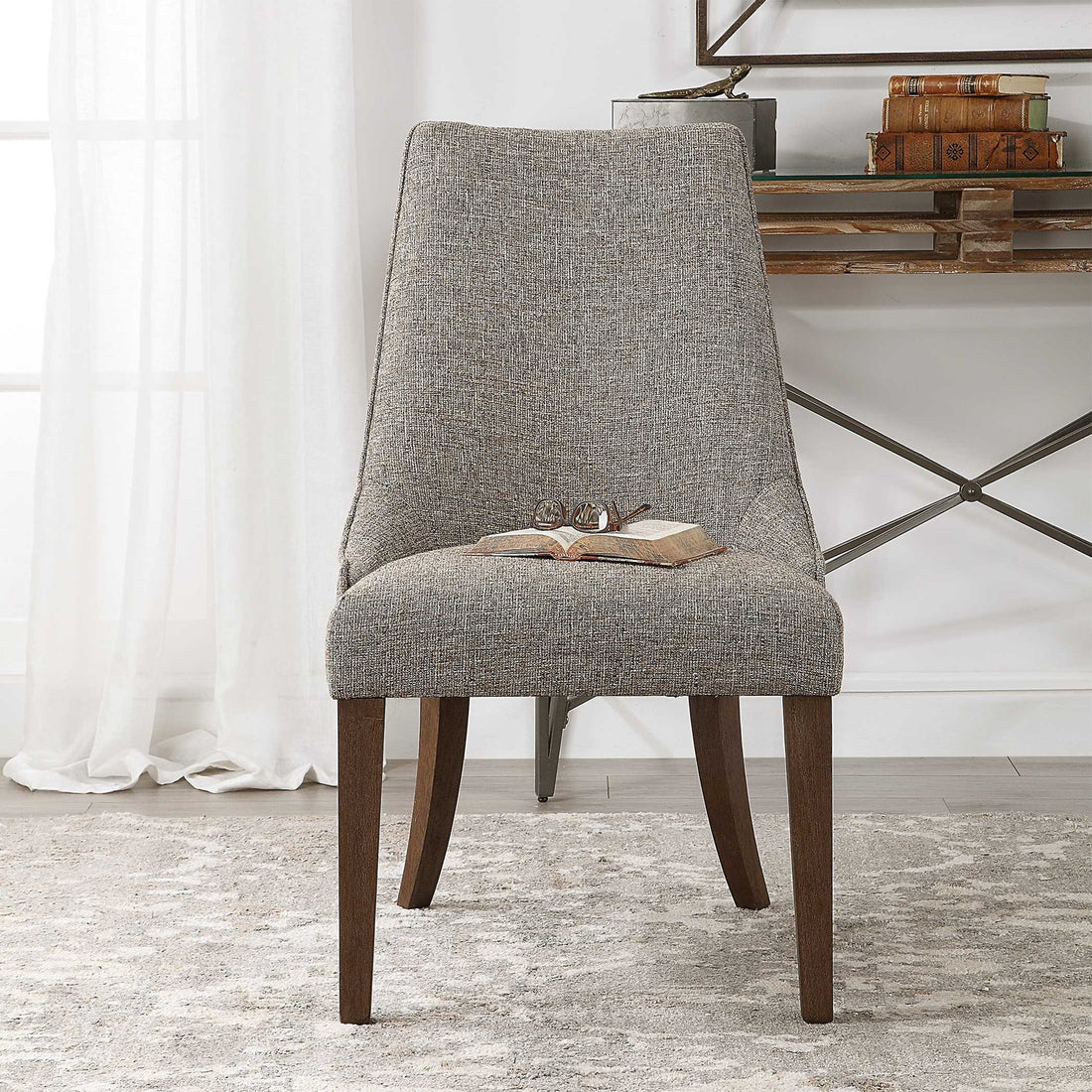 UTTERMOST Daxton Earth Tone Armless Chair - Lounge