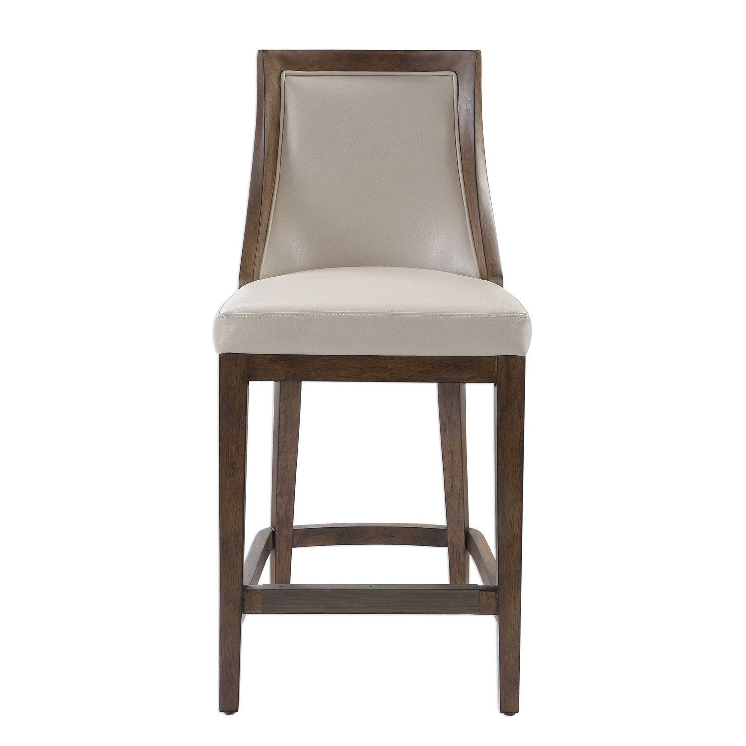 UTTERMOST Purcell Leather Counter Stool - Benches, Ottoman, Stools
