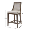 UTTERMOST PURCELL LEATHER COUNTER STOOL - Benches, Ottoman, Stools