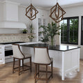 UTTERMOST PURCELL LEATHER COUNTER STOOL - Benches, Ottoman, Stools