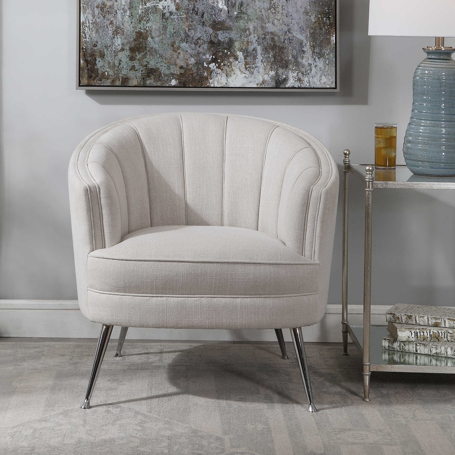 UTTERMOST JANIE MID-CENTURY ACCENT CHAIR - Lounge