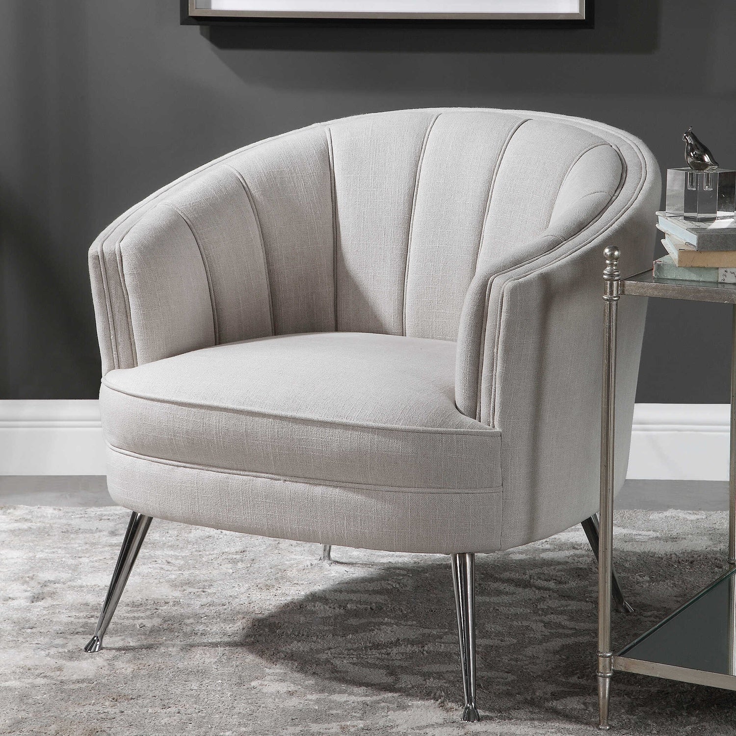 UTTERMOST JANIE MID-CENTURY ACCENT CHAIR - Lounge