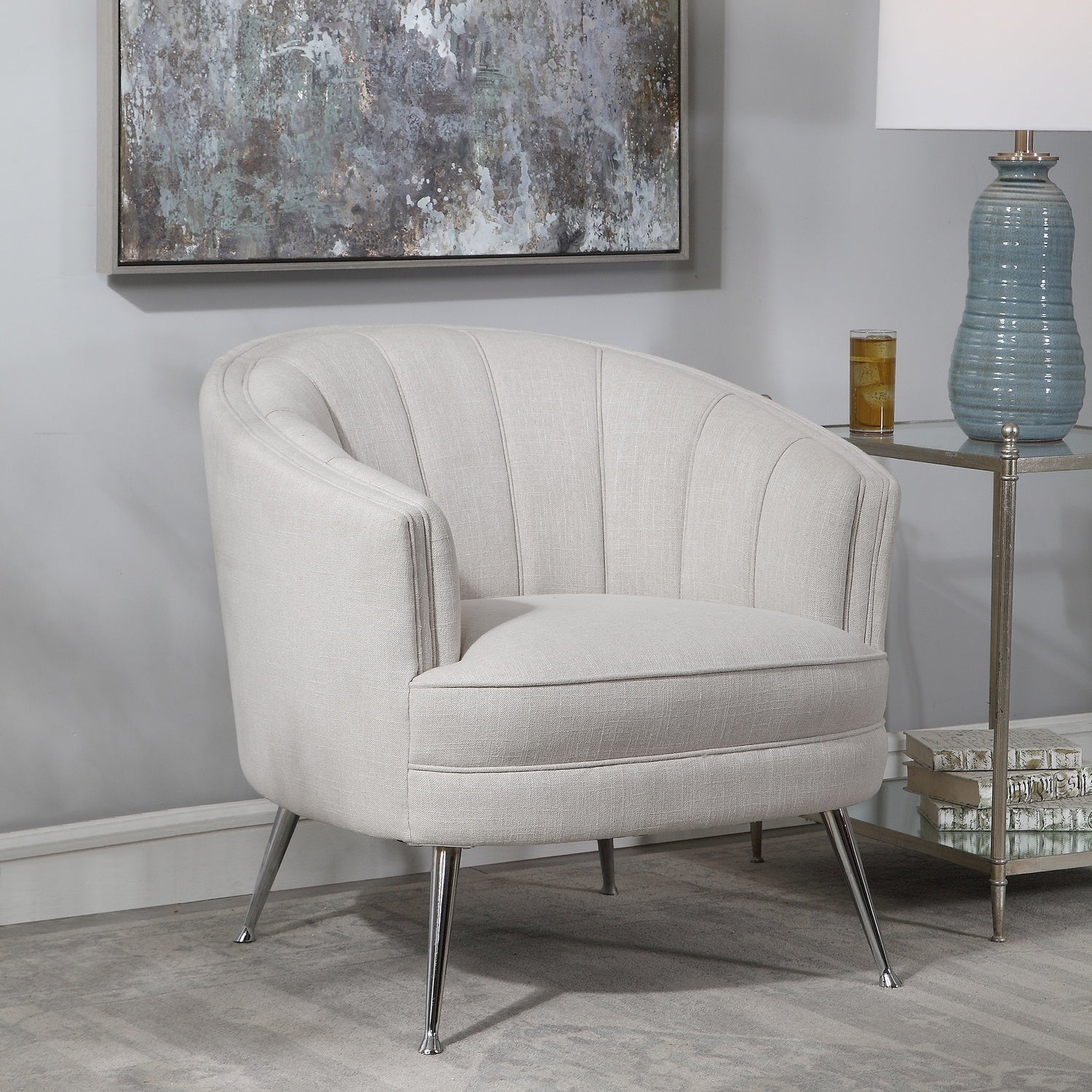 UTTERMOST JANIE MID-CENTURY ACCENT CHAIR - Lounge