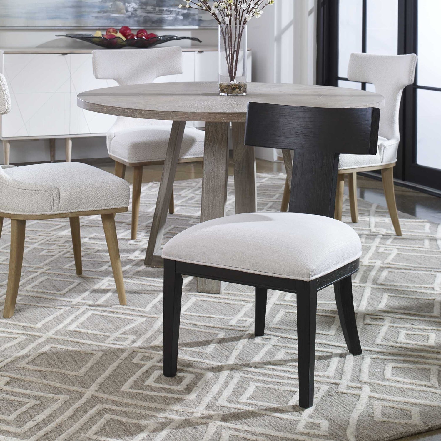 UTTERMOST IDRIS ARMLESS CHAIR - Lounge