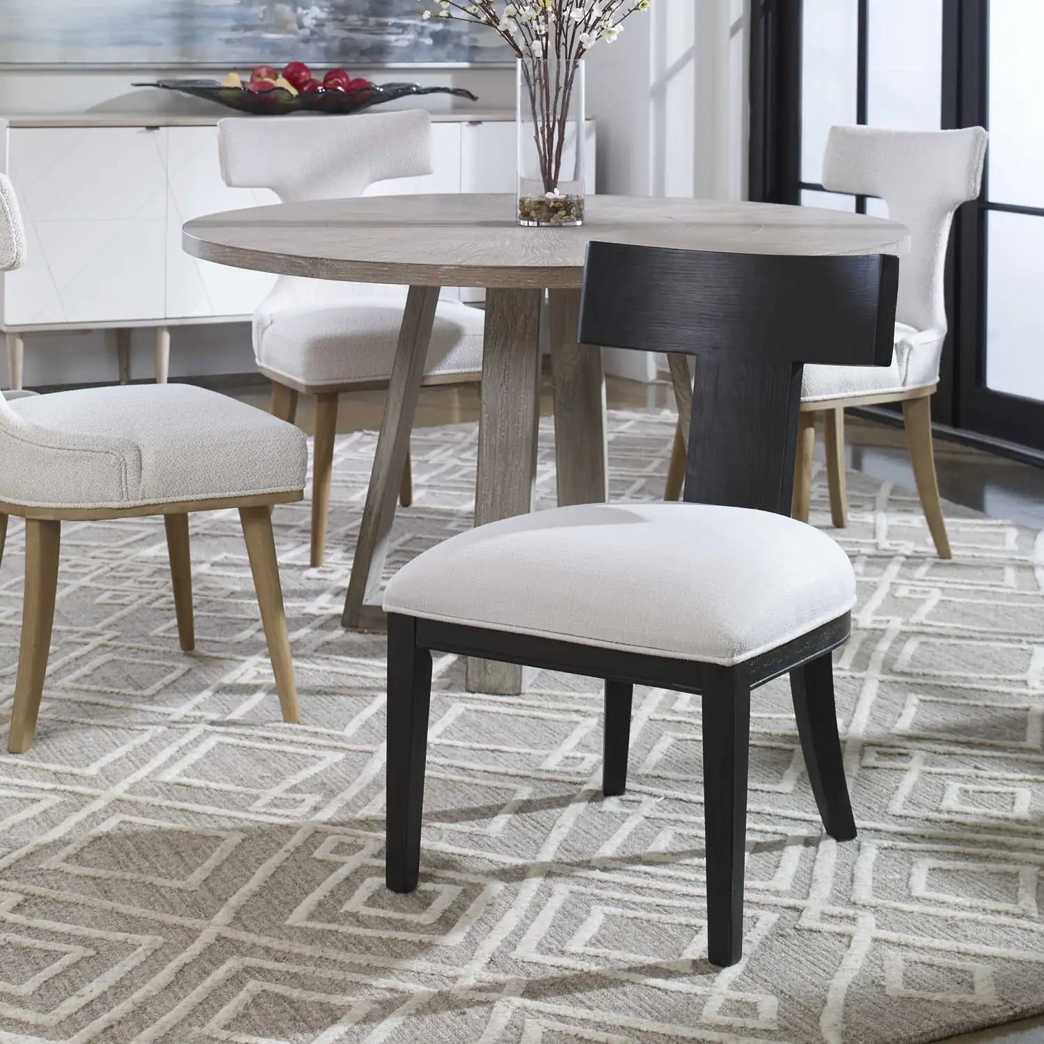 UTTERMOST Idris Armless Chair - Lounge