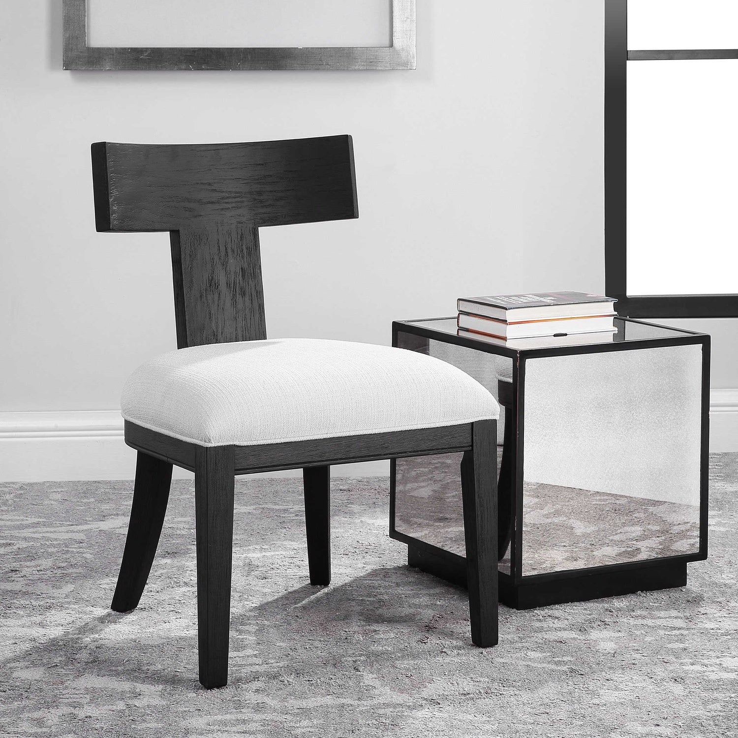 UTTERMOST IDRIS ARMLESS CHAIR - Lounge