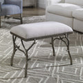 UTTERMOST Lismore Fabric Bench - Benches, Ottoman, Stools