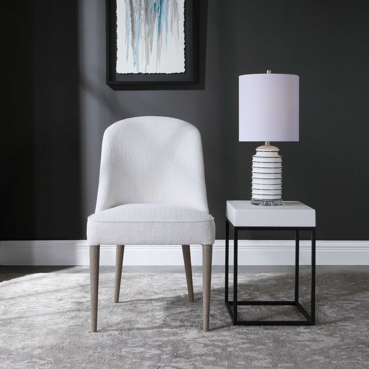 UTTERMOST Brie Armless Chair Set Of 2 - Dining Chairs