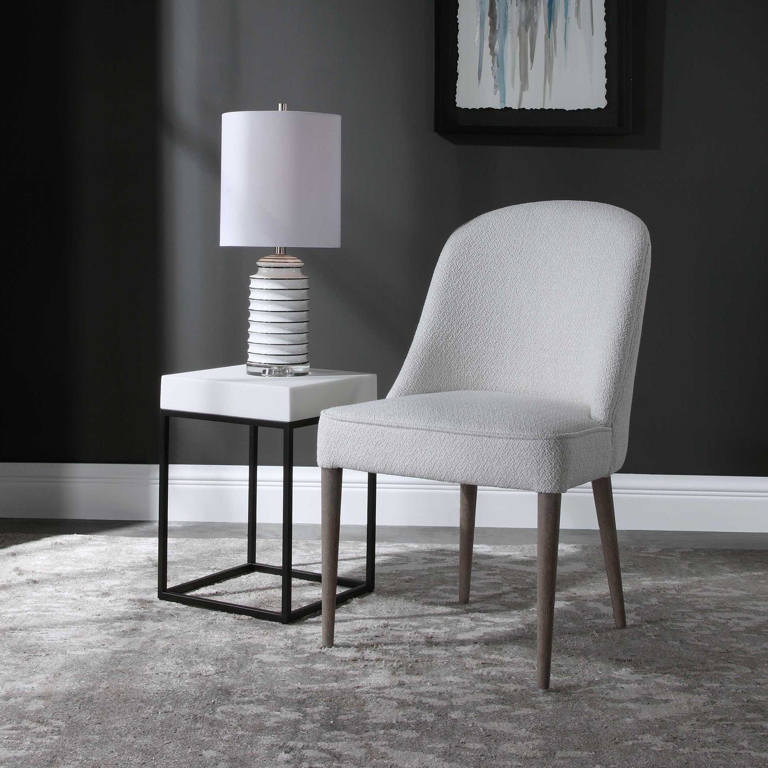 UTTERMOST Brie Armless Chair Set Of 2 - Dining Chairs