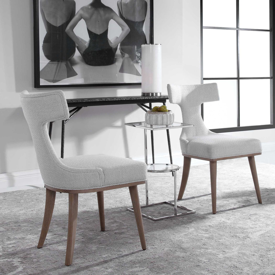 UTTERMOST Klismos Accent Chair Set Of 2 - Dining Chairs
