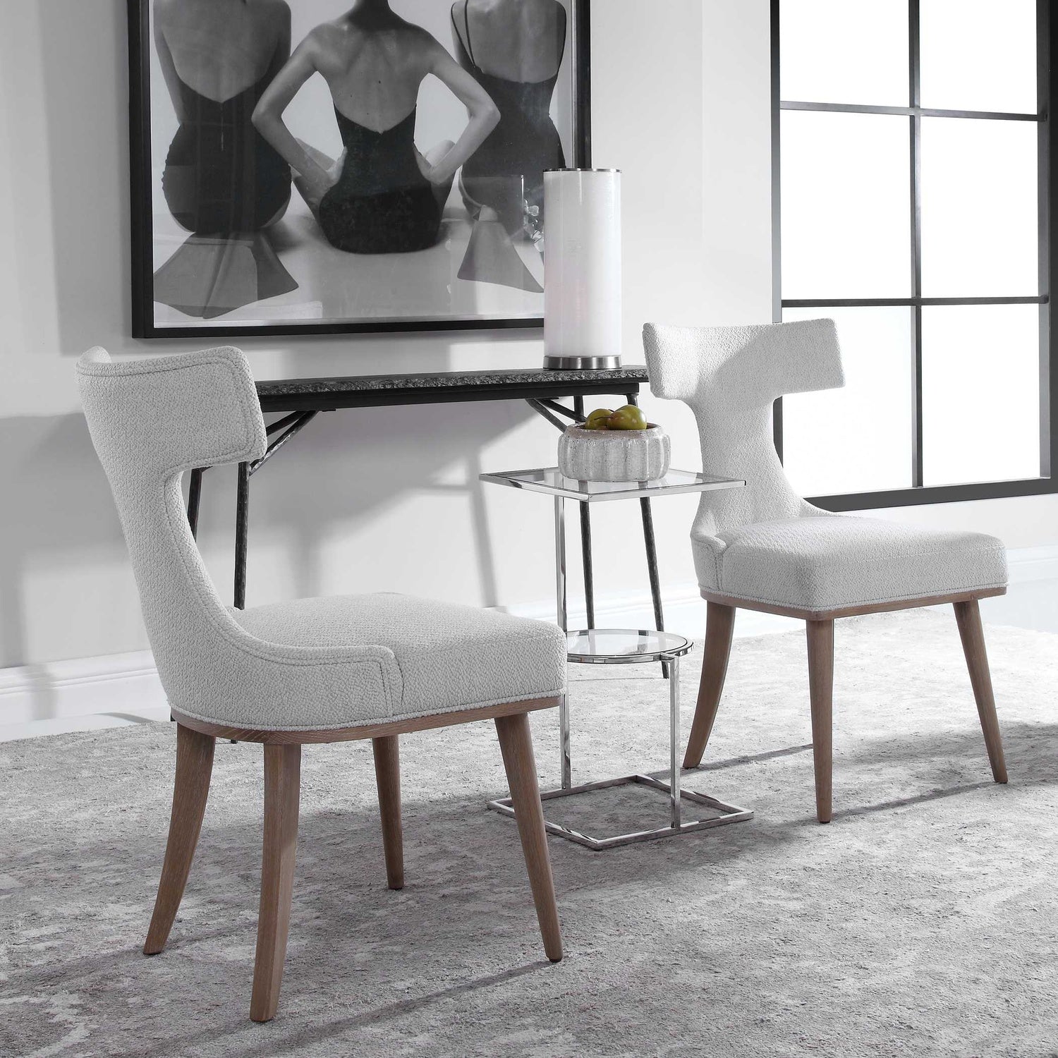 UTTERMOST Klismos Accent Chair Set Of 2 - Dining Chairs