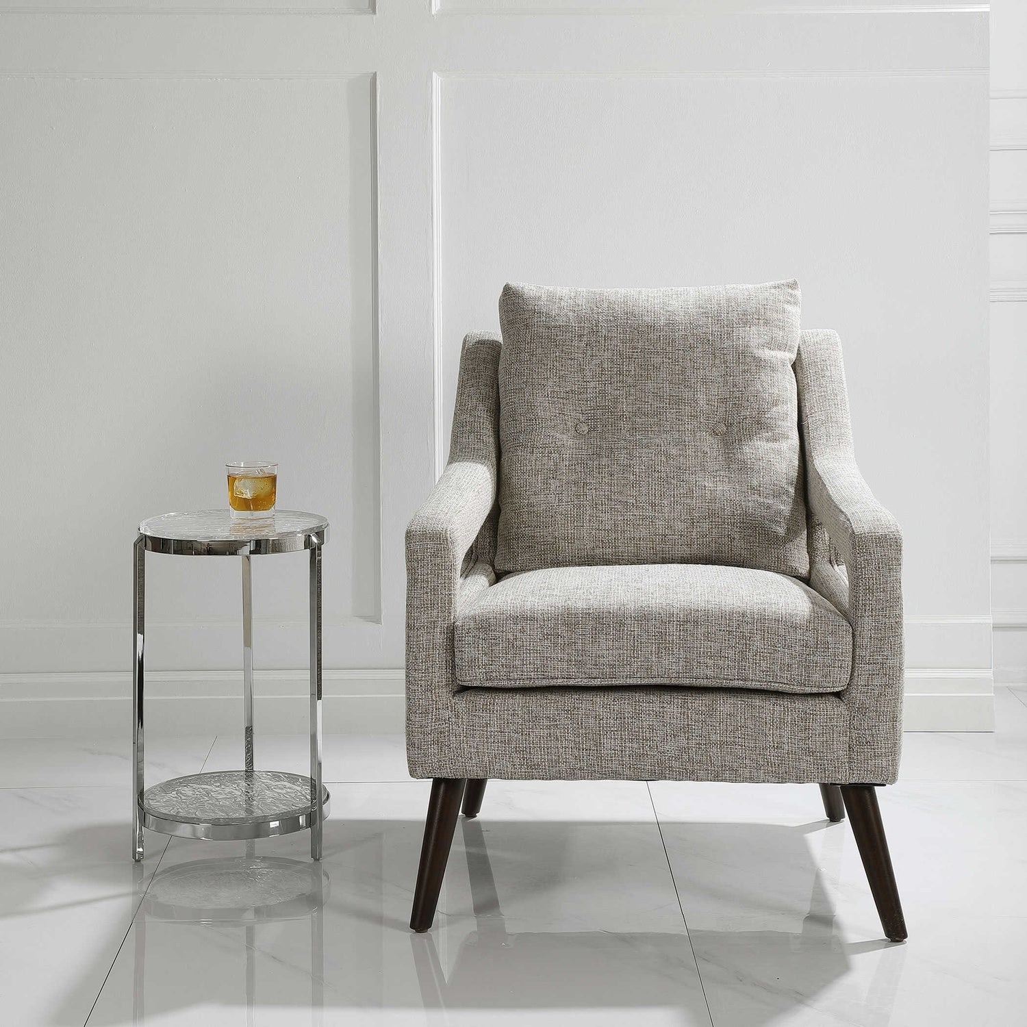 UTTERMOST O'Brien Neutral Armchair - Lounge
