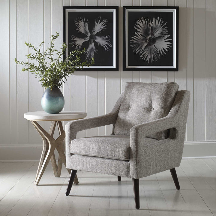 UTTERMOST O'Brien Neutral Armchair - Lounge