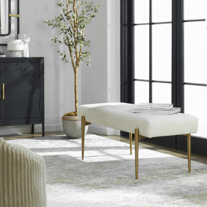 UTTERMOST OLIVIER BENCH - Benches, Ottoman, Stools