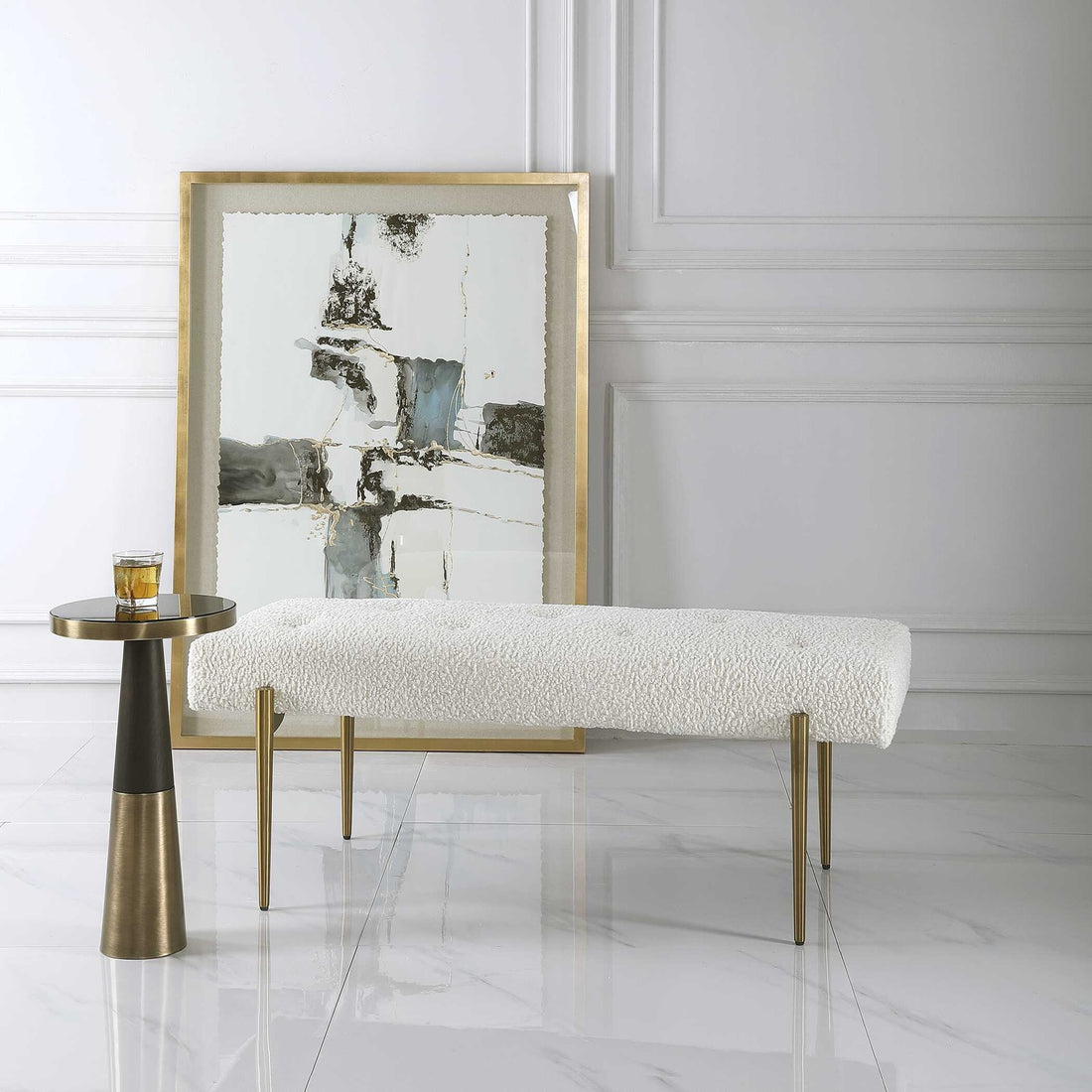 UTTERMOST Olivier Bench - Benches, Ottoman, Stools