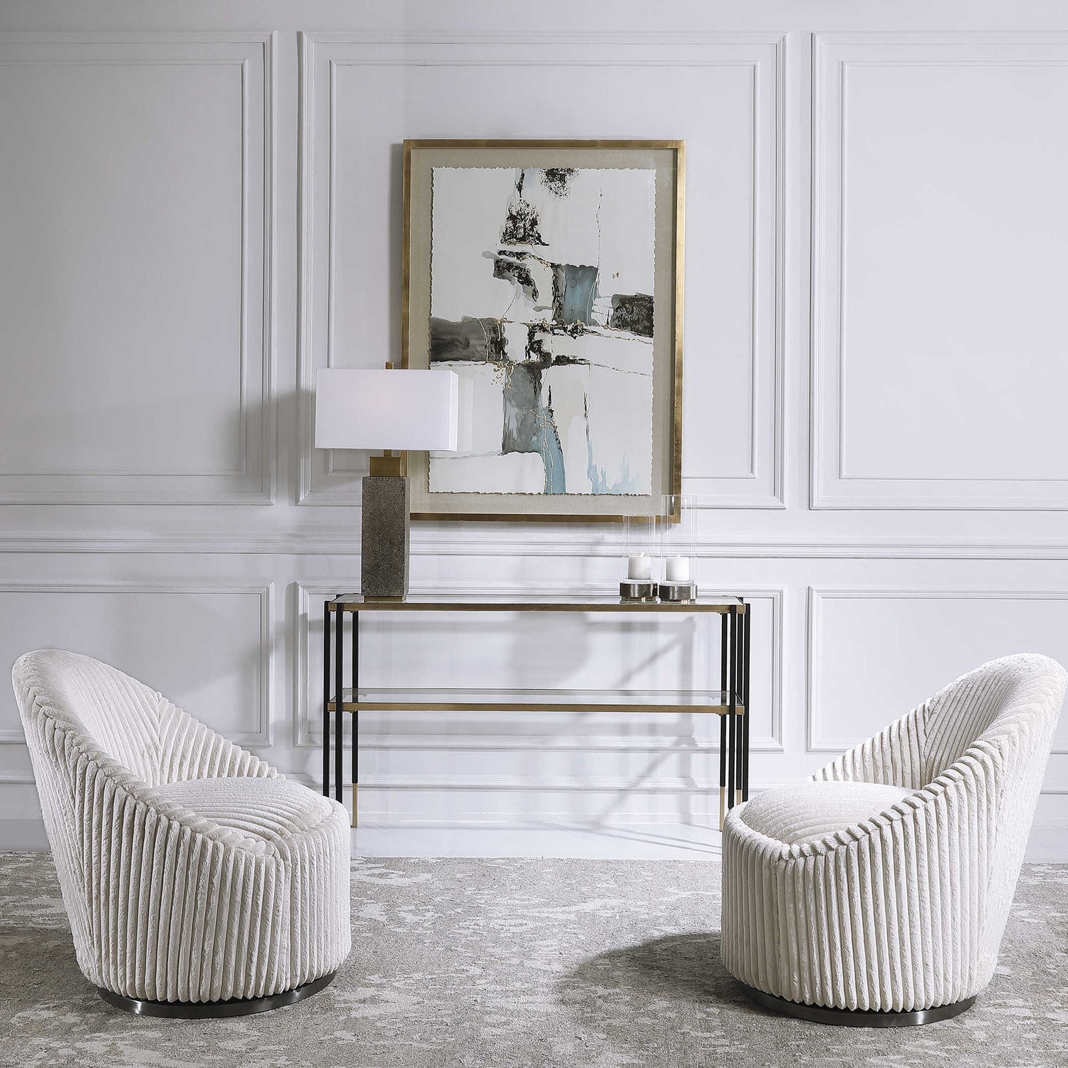 UTTERMOST CRUE SWIVEL CHAIR - Lounge