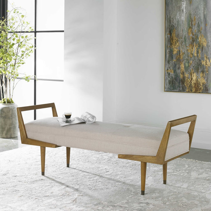 UTTERMOST WAYLON MODERN BENCH - Benches, Ottoman, Stools