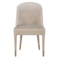 UTTERMOST BRIE ARMLESS CHAIR CHAMPAGNE - Dining Chairs