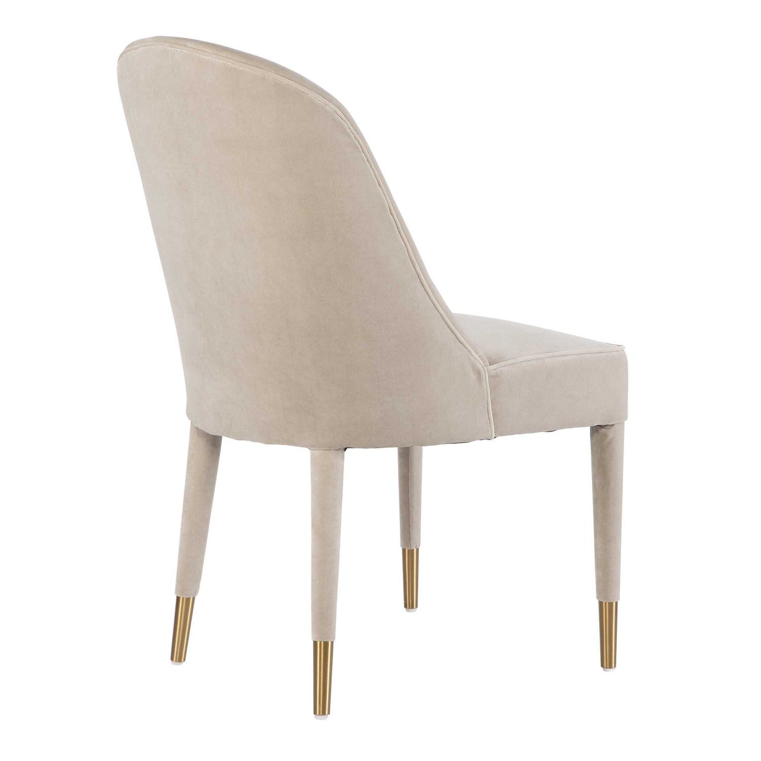 UTTERMOST BRIE ARMLESS CHAIR CHAMPAGNE - Dining Chairs