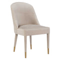 UTTERMOST BRIE ARMLESS CHAIR CHAMPAGNE - Dining Chairs