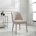 UTTERMOST BRIE ARMLESS CHAIR CHAMPAGNE - Dining Chairs