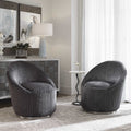 UTTERMOST Crue Fabric Swivel Chair - Lounge
