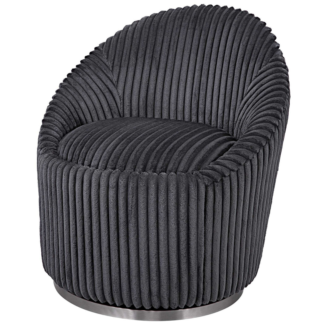 UTTERMOST Crue Fabric Swivel Chair - Lounge