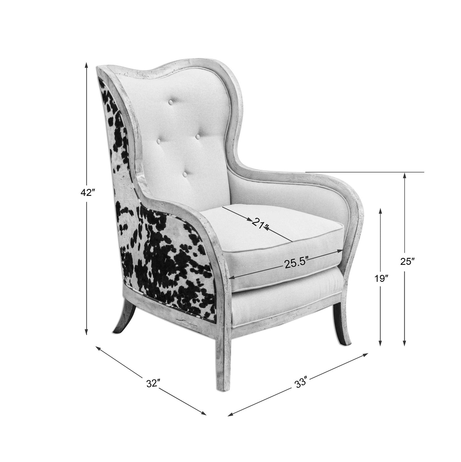 UTTERMOST Chalina High Back Armchair - Lounge