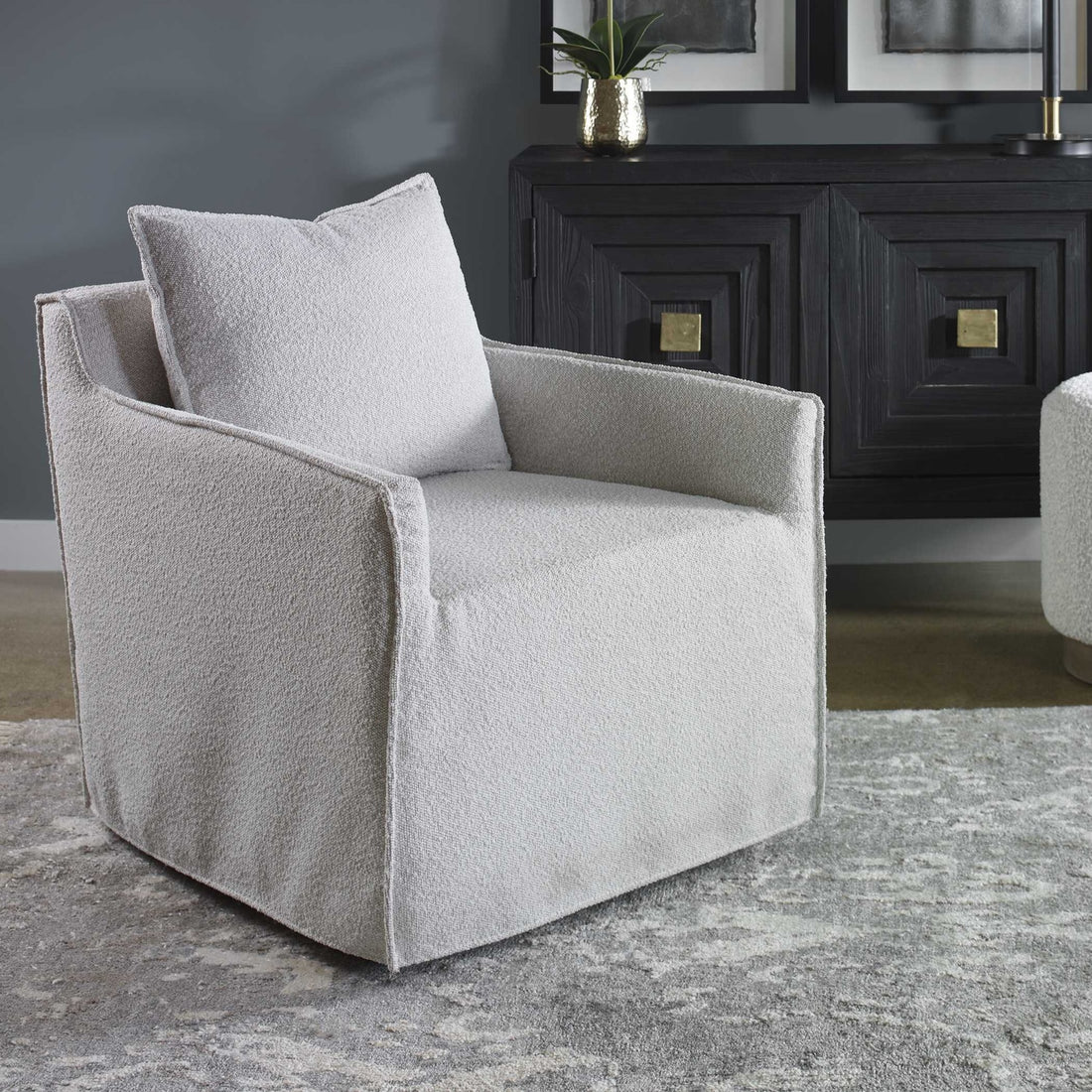 UTTERMOST Welland Swivel Chair - Lounge