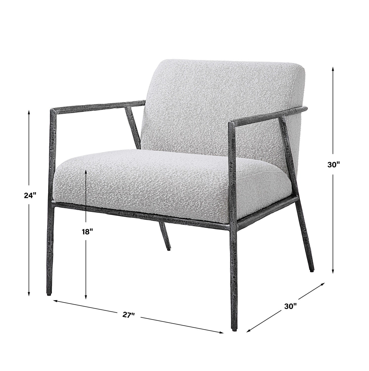 UTTERMOST Brisbane Light Accent Chair - Lounge