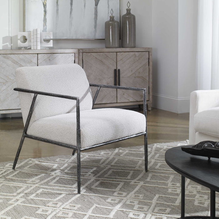 UTTERMOST BRISBANE LIGHT ACCENT CHAIR - Lounge