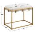 UTTERMOST Paradox & Shearling Bench - Cabinets & Bar