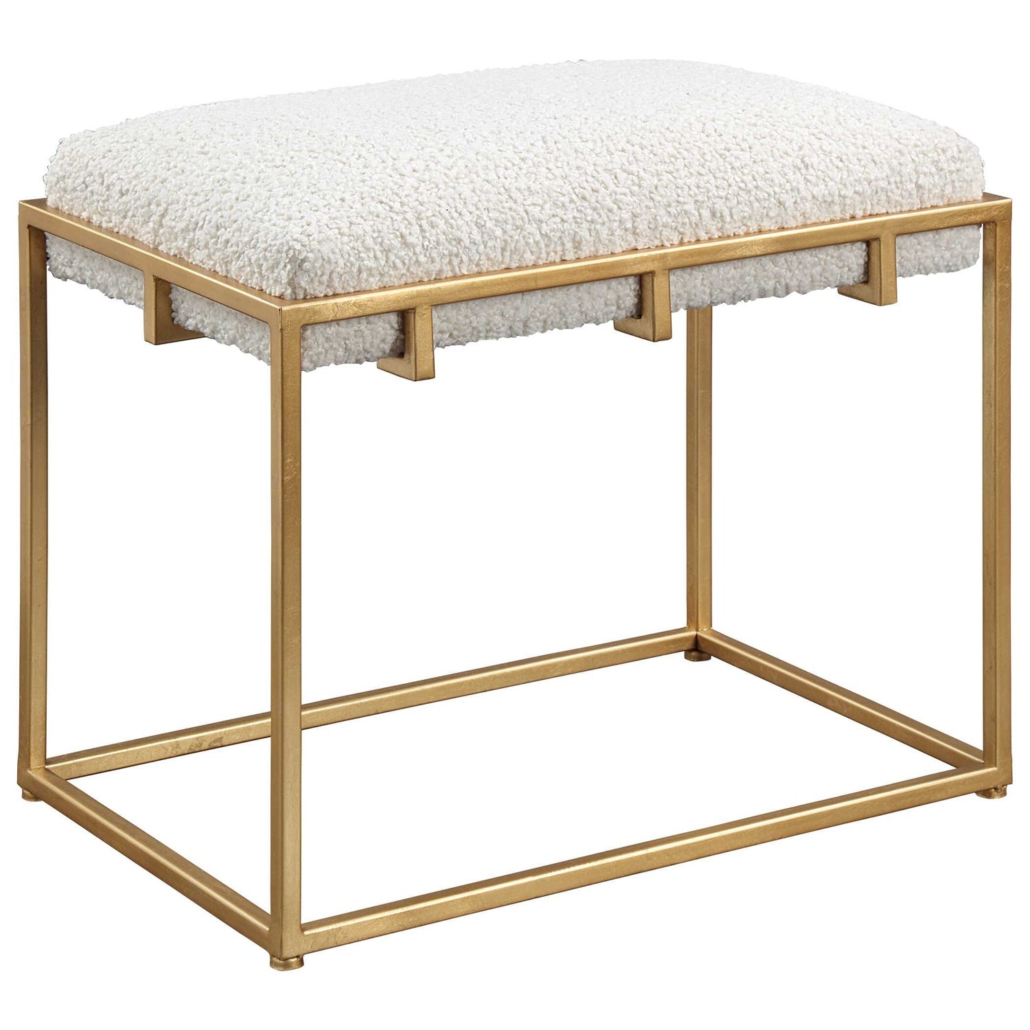UTTERMOST Paradox & Shearling Bench - Cabinets & Bar