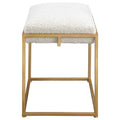 UTTERMOST Paradox & Shearling Bench - Cabinets & Bar