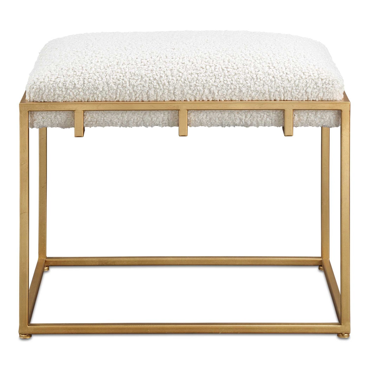 UTTERMOST Paradox & Shearling Bench - Cabinets & Bar