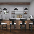 UTTERMOST Idris Modern Counter Stool - Benches, Ottoman, Stools