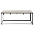 UTTERMOST PARADOX & FABRIC BENCH - Cabinets & Bar