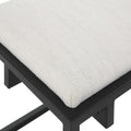 UTTERMOST PARADOX & FABRIC BENCH - Cabinets & Bar
