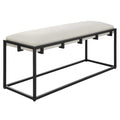 UTTERMOST Paradox & Fabric Bench - Cabinets & Bar