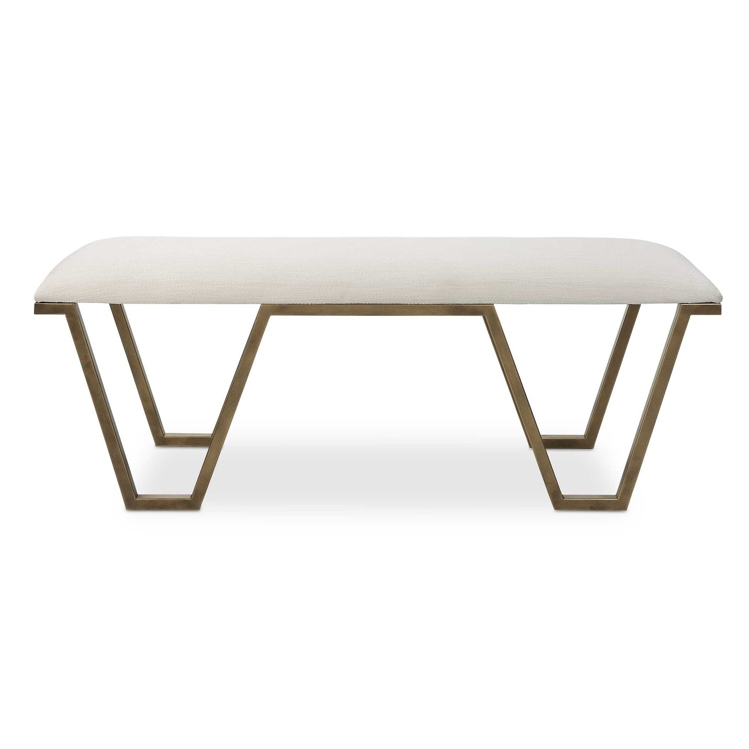 UTTERMOST FARRAH GEOMETRIC BENCH - Benches, Ottoman, Stools