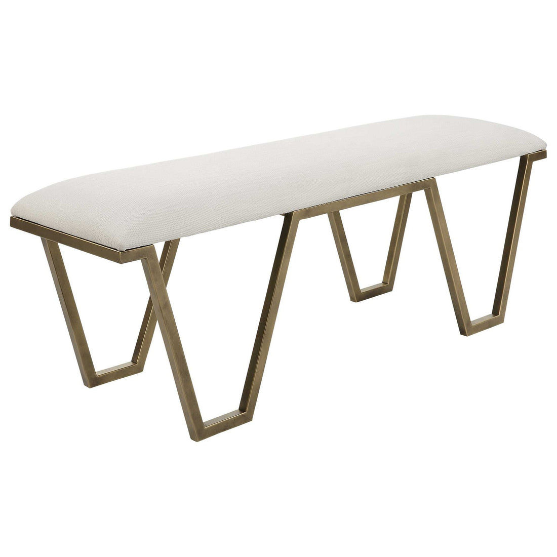 UTTERMOST Farrah Geometric Bench - Benches, Ottoman, Stools