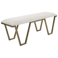 UTTERMOST Farrah Geometric Bench - Benches, Ottoman, Stools