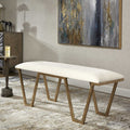UTTERMOST Farrah Geometric Bench - Benches, Ottoman, Stools