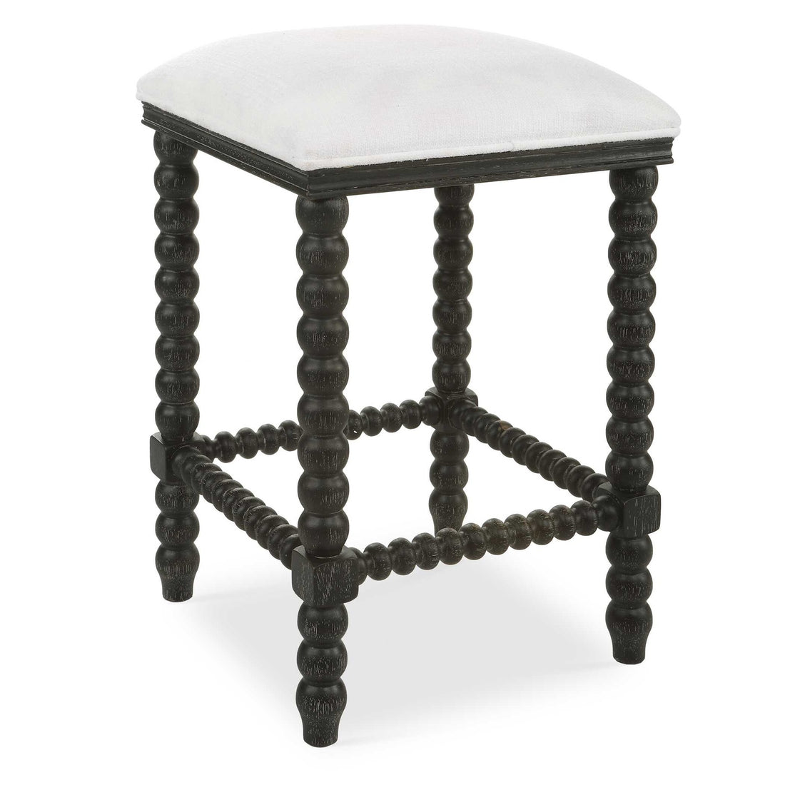 UTTERMOST PRYCE BACKLESS COUNTER STOOL - Benches, Ottoman, Stools