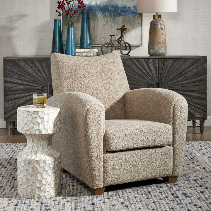 UTTERMOST Teddy Latte Accent Chair - Lounge